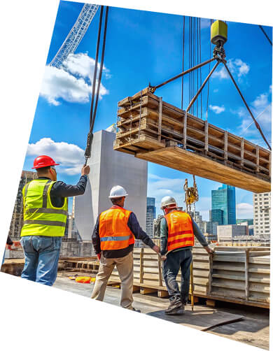 TheRenoCo team on a building project site